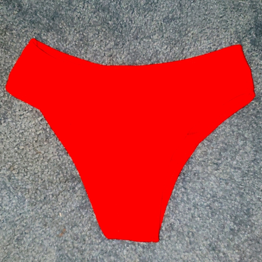 Red Strapless Bikini - Picture 3 of 3